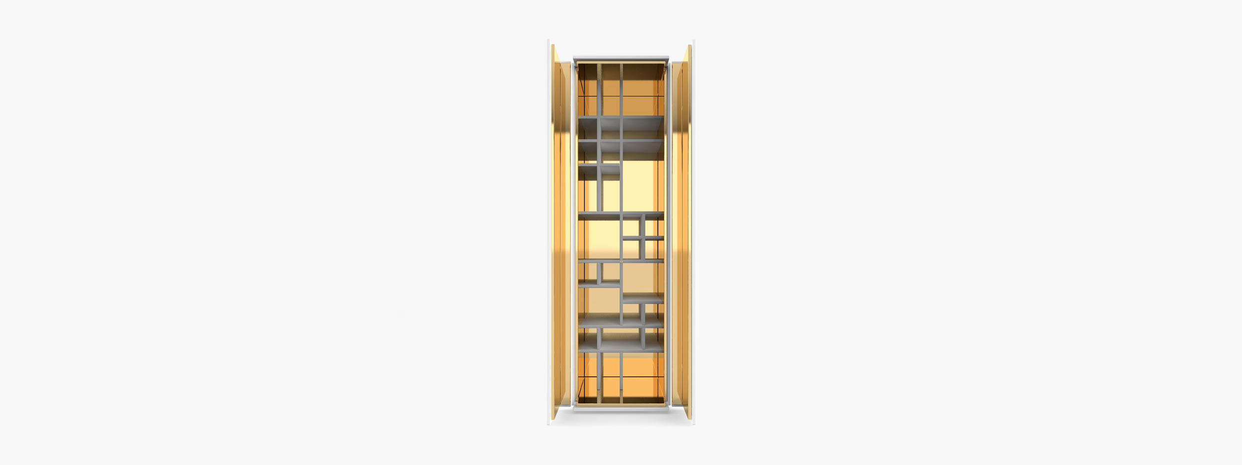 Schrank Regal Innenabteil weiss archidaily Esszimmer minimalist Schraenke FS 158 FELIX SCHWAKE RECHTECK