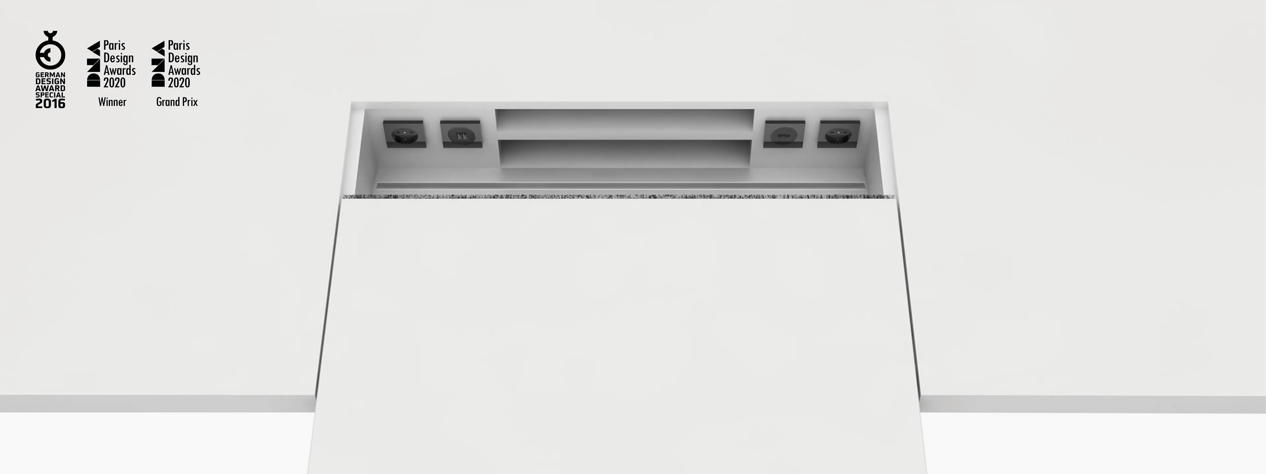 Schreibtisch quader weiss modernluxury Chefzimmer art Schreibtische FS 91 FELIX SCHWAKE RECHTECK