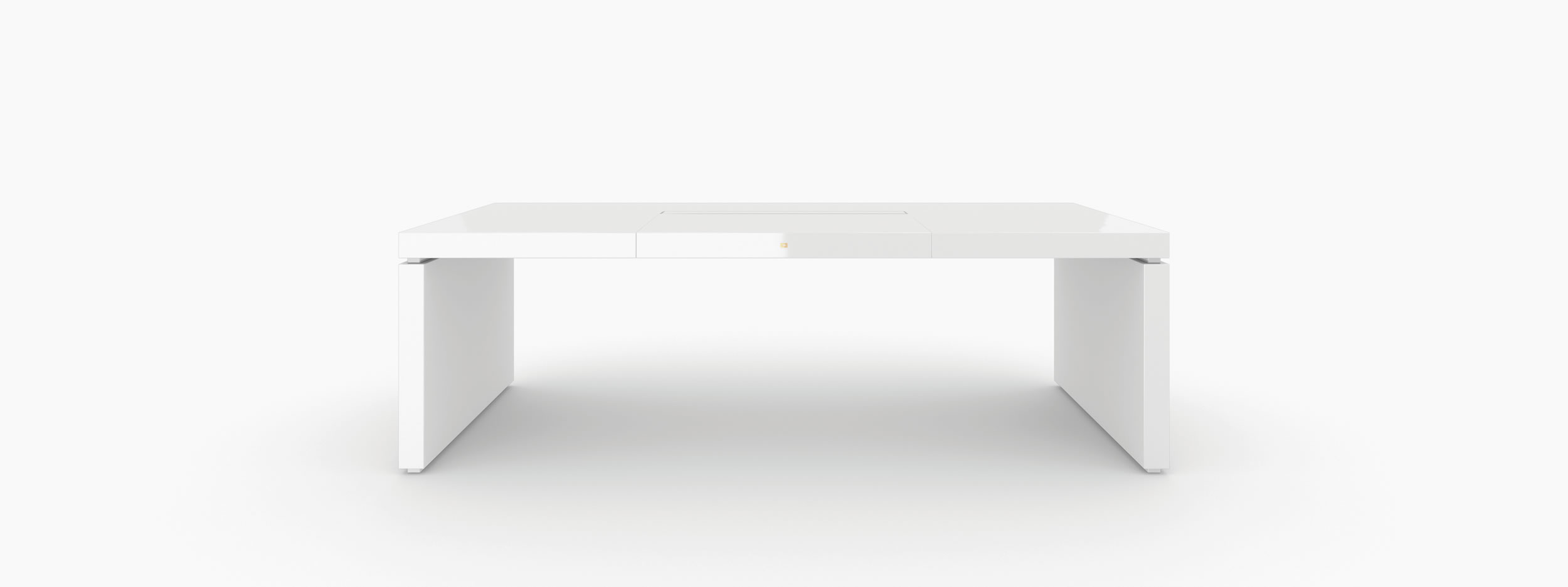 Schreibtisch rechteckig weiss residentialdesign Chefzimmer collectors Schreibtische FS 97 FELIX SCHWAKE RECHTECK