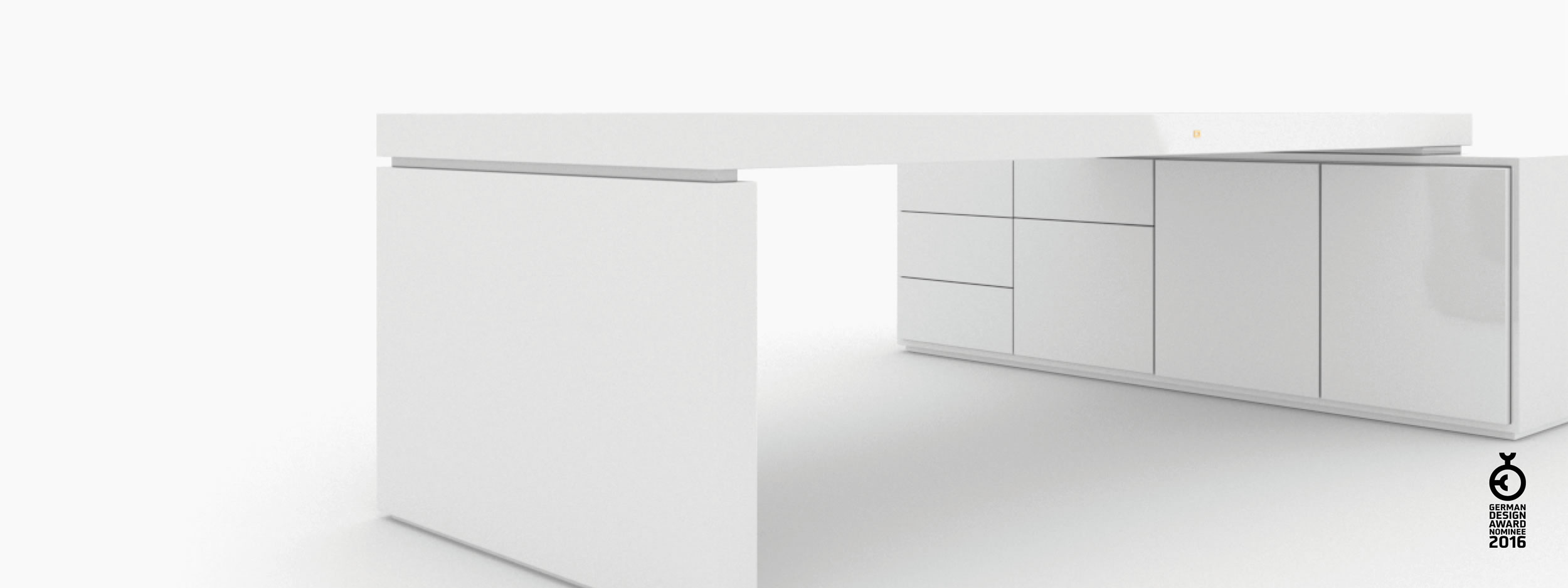 Schreibtisch scheiben und quader weiss designcrush Chefzimmer interior home Schreibtische FS 93 FELIX SCHWAKE RECHTECK
