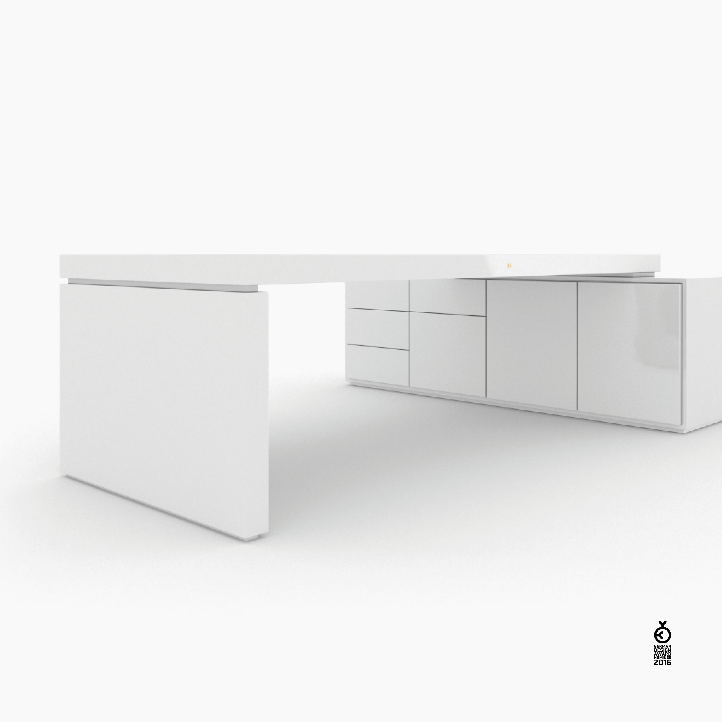 Schreibtisch scheiben und quader weiss designcrush Chefzimmer interior home Schreibtische FS 93 FELIX SCHWAKE
