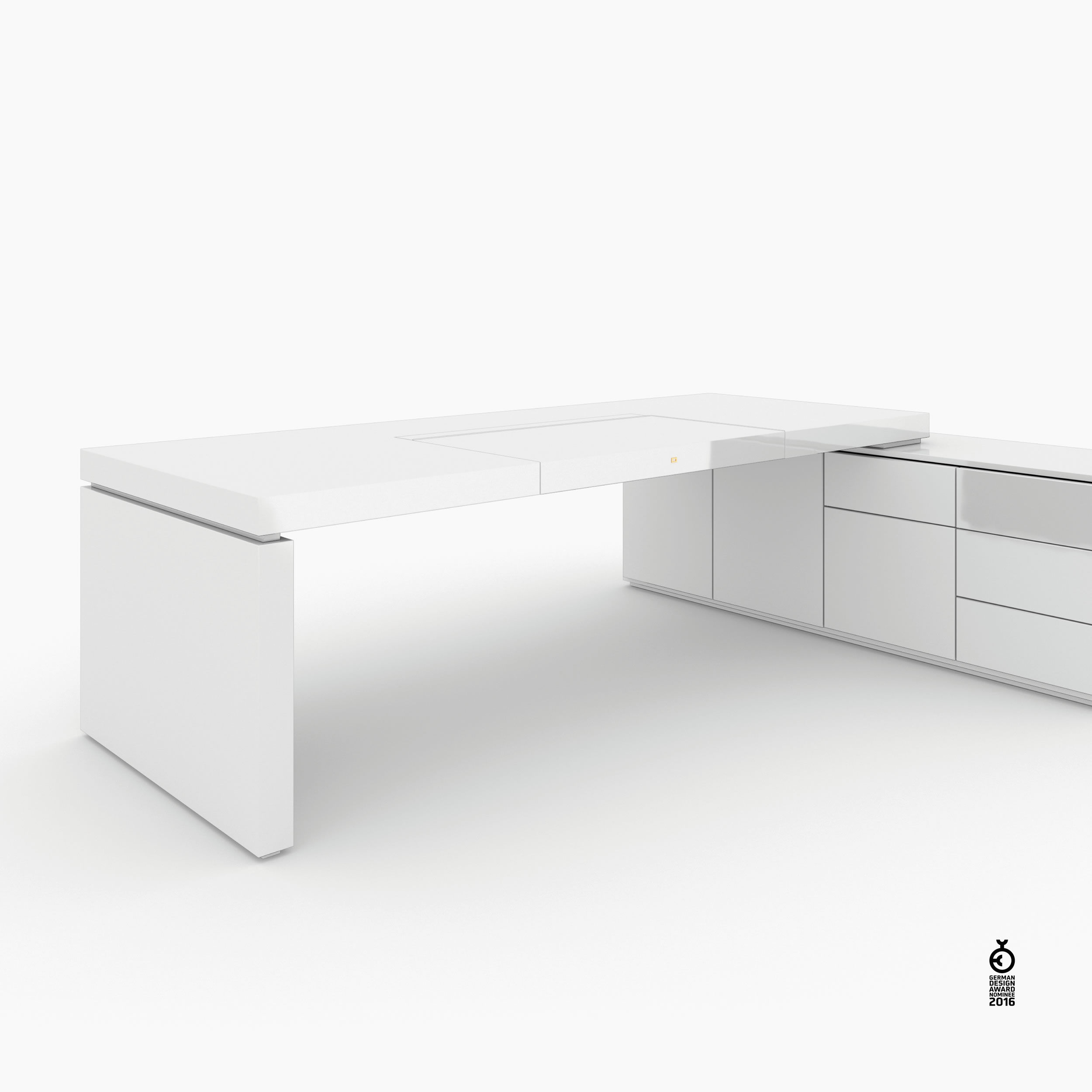 Schreibtisch scheiben und quader weiss luxury Chefzimmer contemporary art Schreibtische FS 93 FELIX SCHWAKE