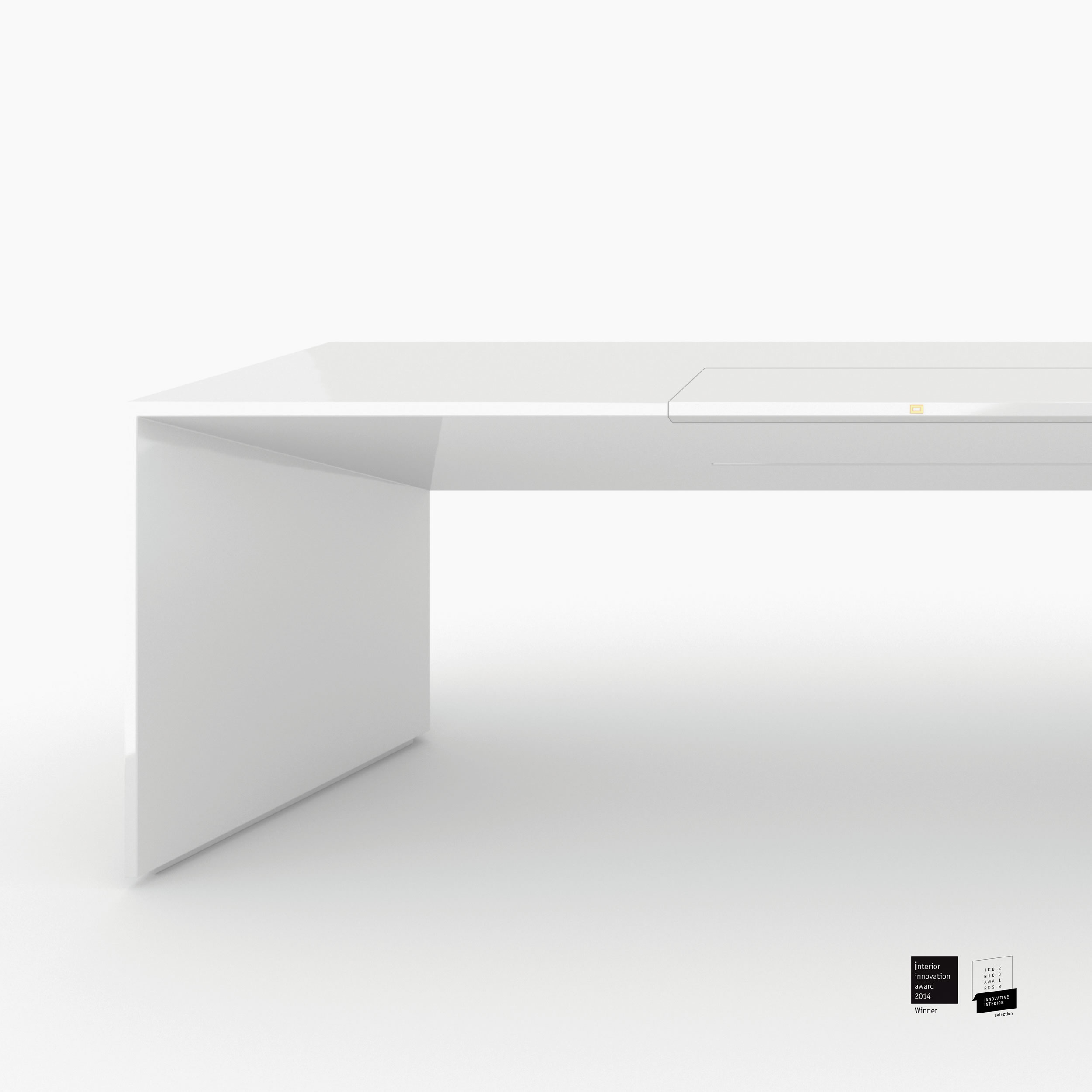 Schreibtischig weiss interiorstyle Chefzimmer object design Schreibtische FS 87 FELIX SCHWAKE