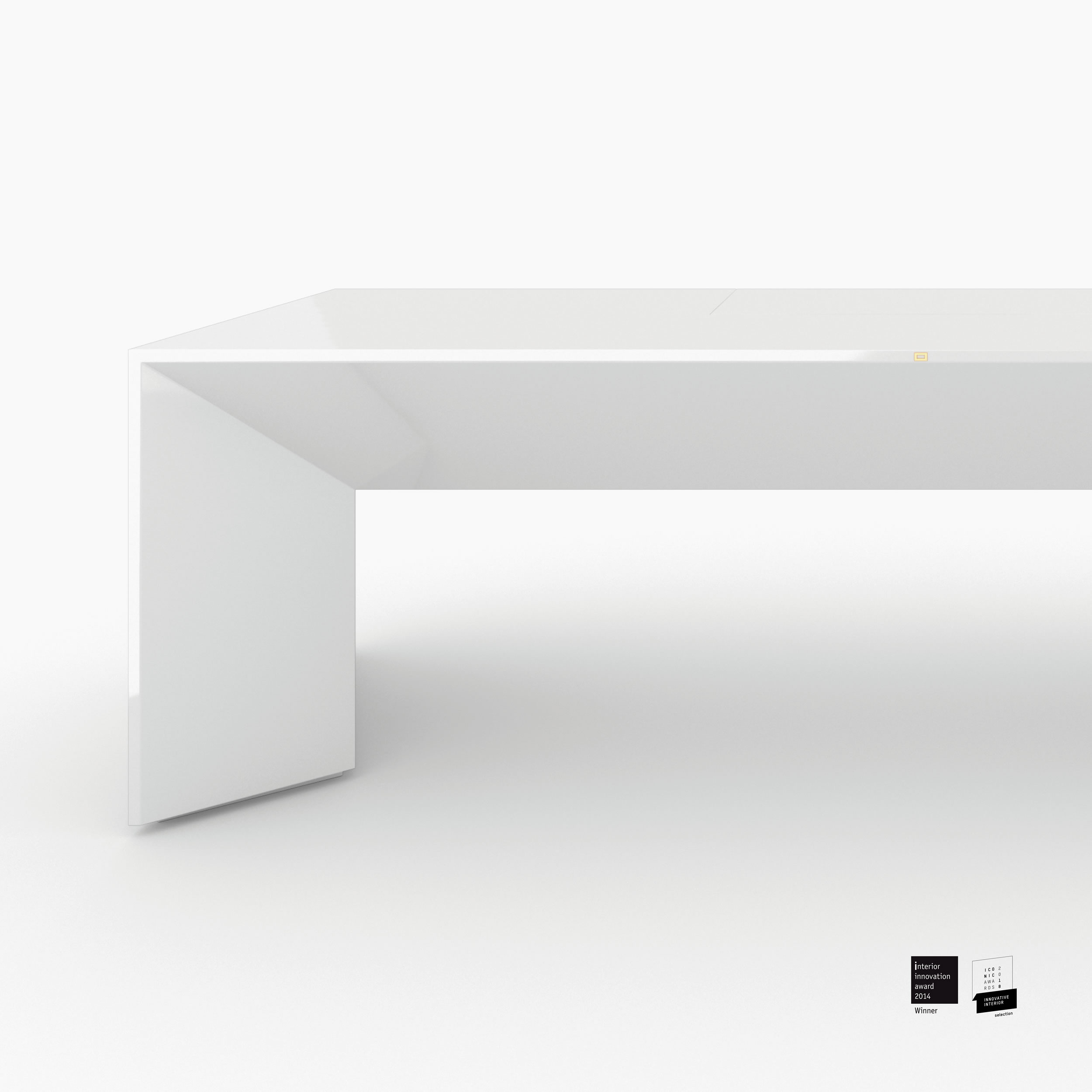 Schreibtischig weiss losangeles design Chefzimmer purist furniture Schreibtische FS 89 FELIX SCHWAKE