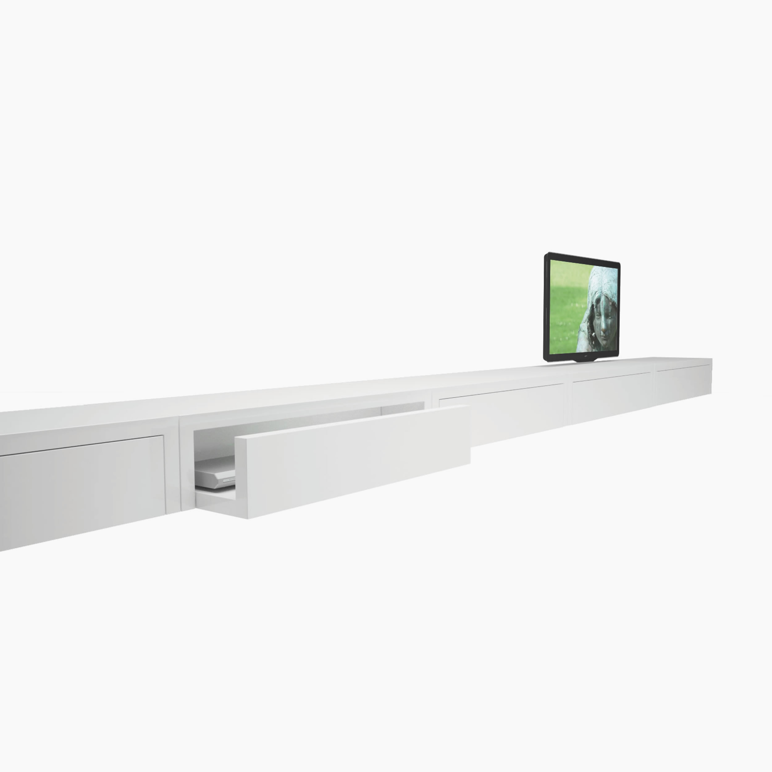 Sideboard quader weiss bed room Buero minimalist design Sideboards FS 51 FELIX SCHWAKE