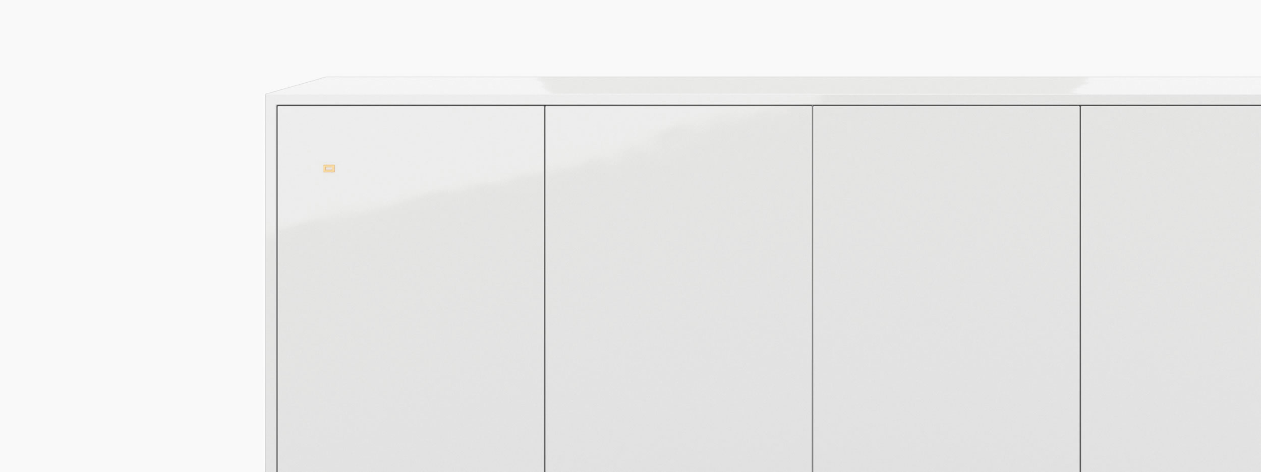 Sideboard quader weiss white spaces Buero collectible design Sideboards FS 64 FELIX SCHWAKE RECHTECK