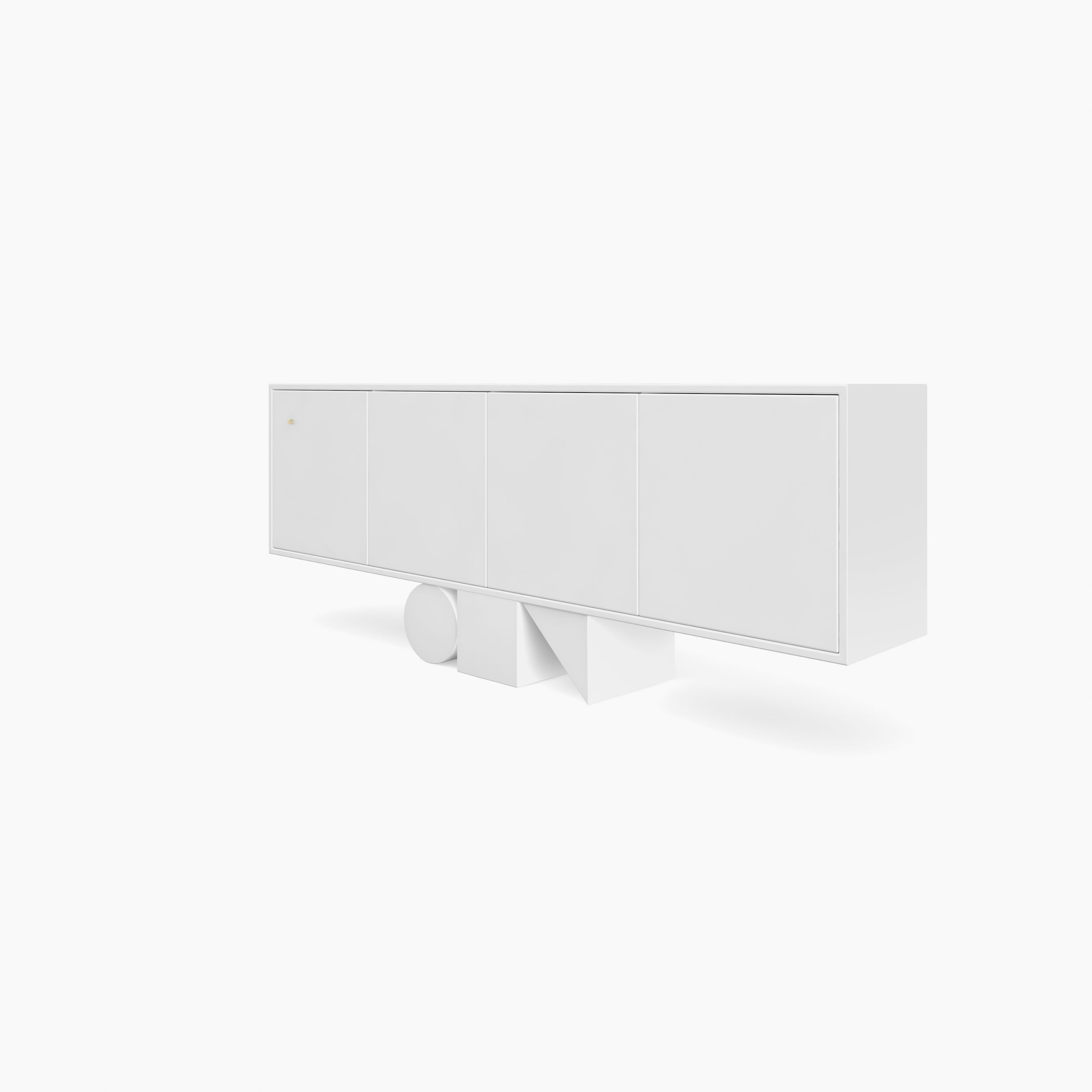 Sideboard wuerfel prisma zylinder weiss decorativearts Buero inspire me homedecor Sideboards FS 151 A FELIX SCHWAKE