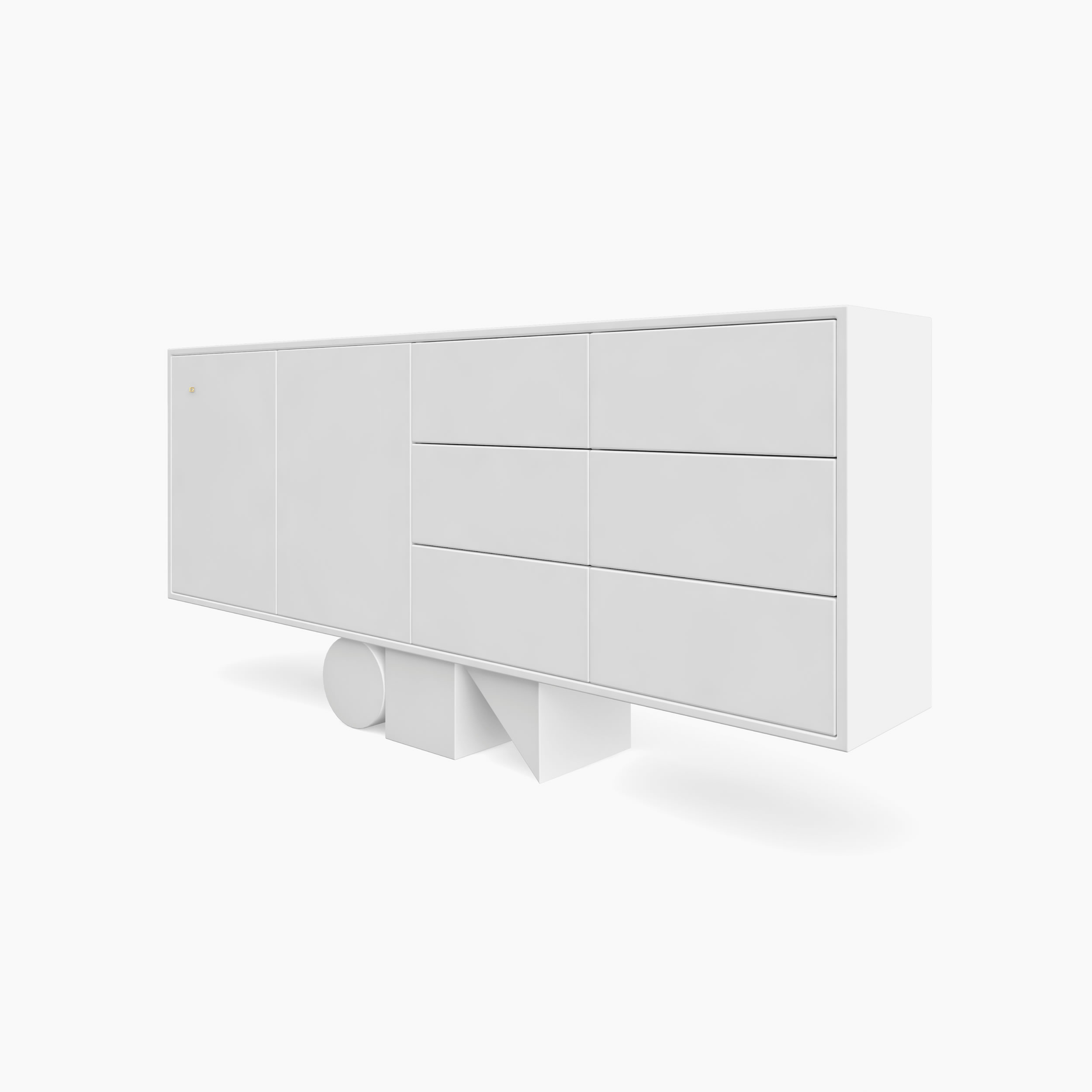 Sideboard wuerfel prisma zylinder weiss designcrush Buero interior home Sideboards FS 4 FELIX SCHWAKE