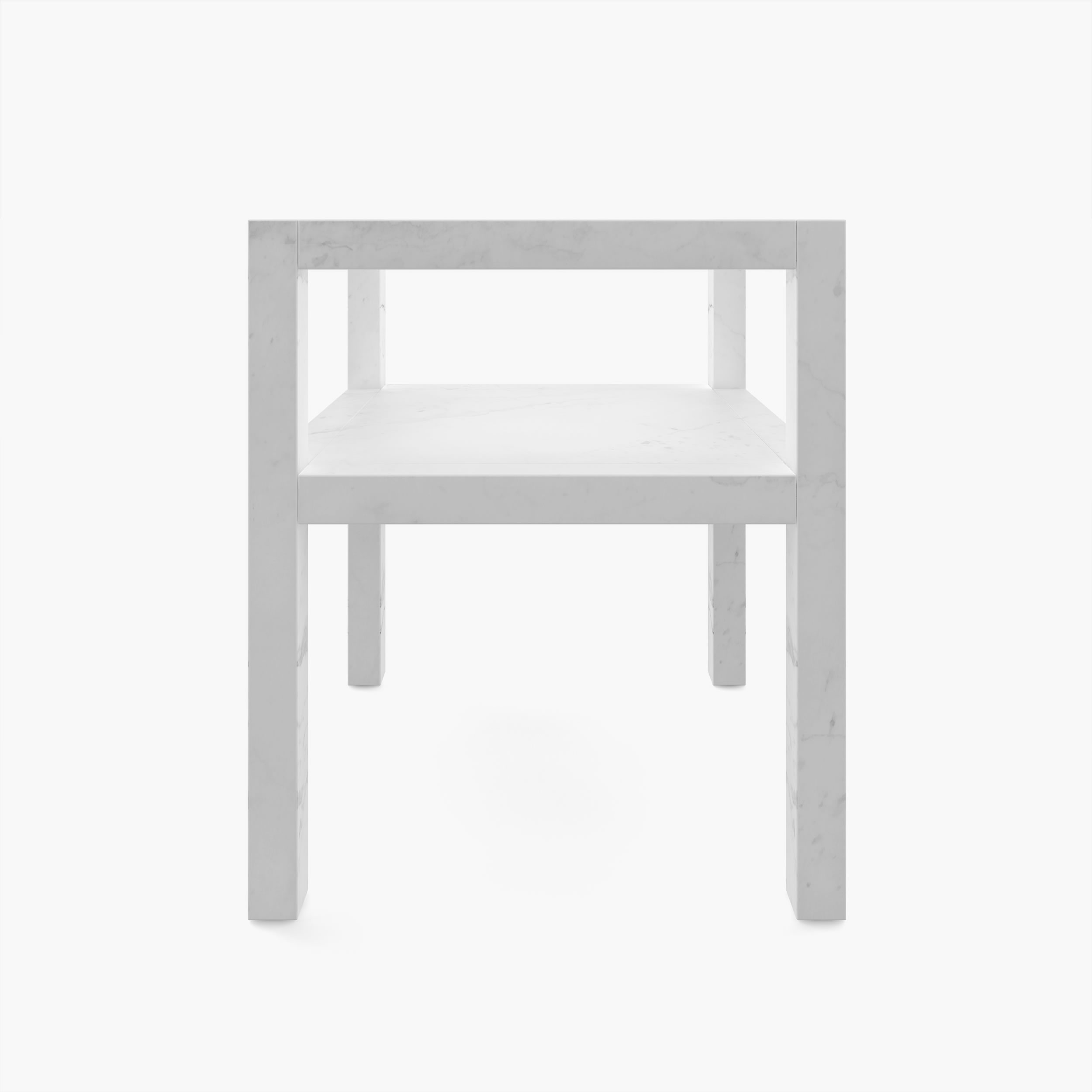 Stuhl Minimal Luxury Home Marmor Weiss Felix Schwake 20 424 RECHTECK