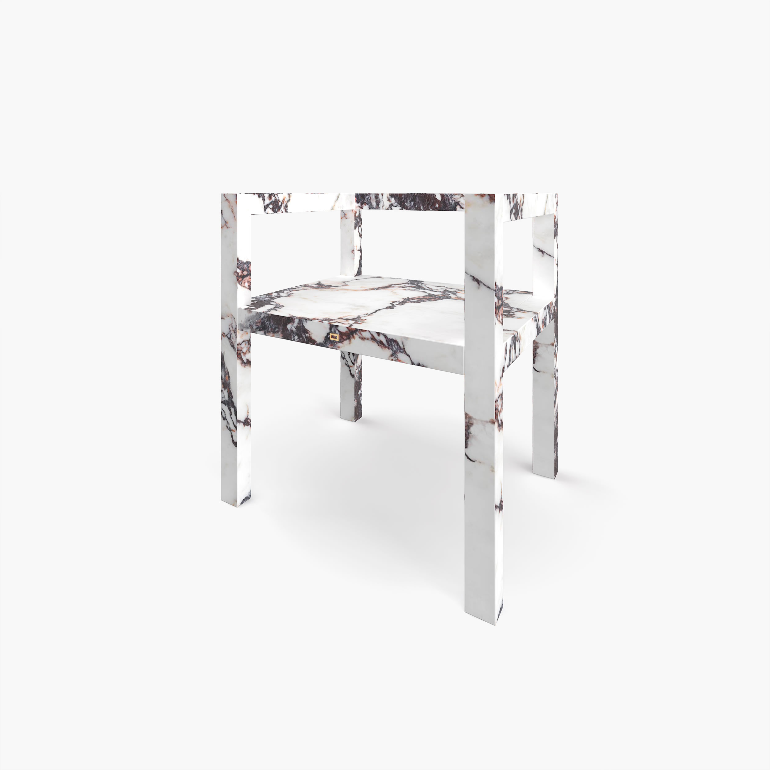 Stuhl Minimalism Luxury Home Marmor Rot Weiss Felix Schwake 20 424 RECHTECK