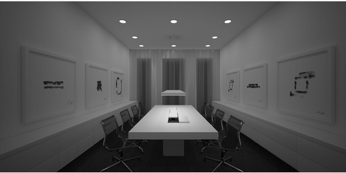 KONFERENZTISCH Interiordesign minimalistisch futuristisch CONGRESSUS RECHTECK