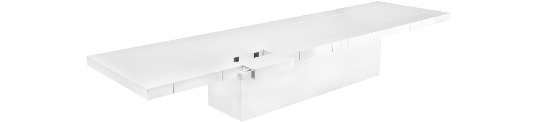 konferenztisch conventus ausziehbare tischplatte modern kabelkanal monitorlift designmoebel rechteck 2
