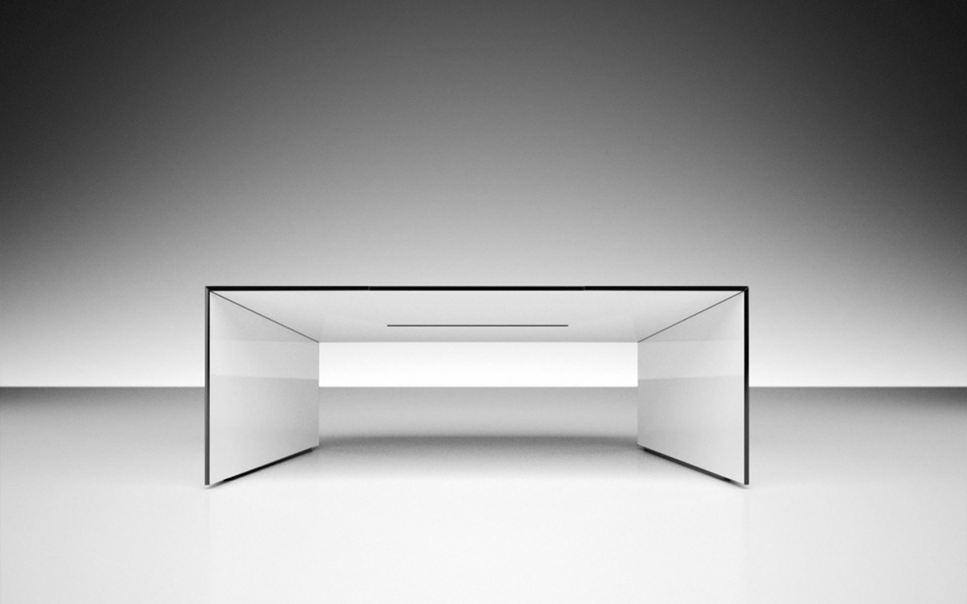Schreibtisch altar rechteckig minimalistisch lack luxoriös