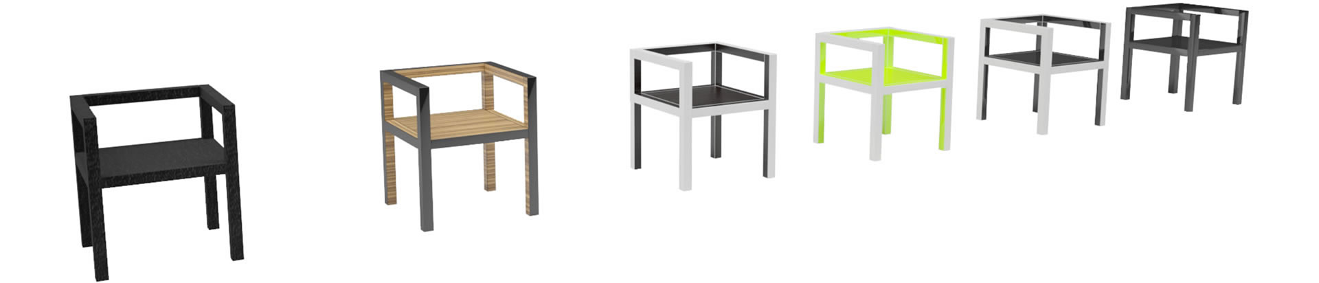 stuhl quadrum lounge rechteckig minimal design weiss modern lack hochglanz quadratisch designmoebel rechteck 4